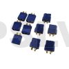 Q-C-0027  Quantum XT60 Connectors 5 Pairs Blue  